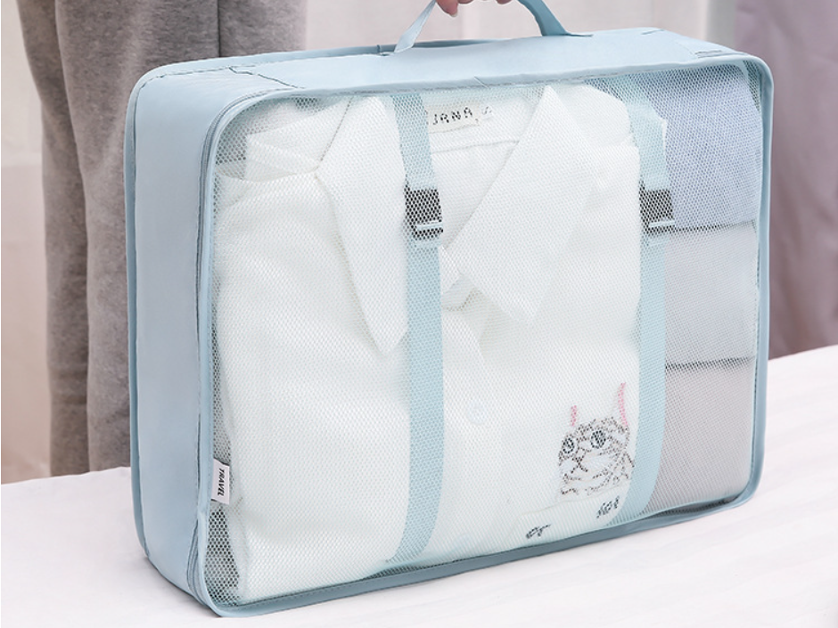 Set de 8 Piezas de Bolsas de Viaje Organizadoras